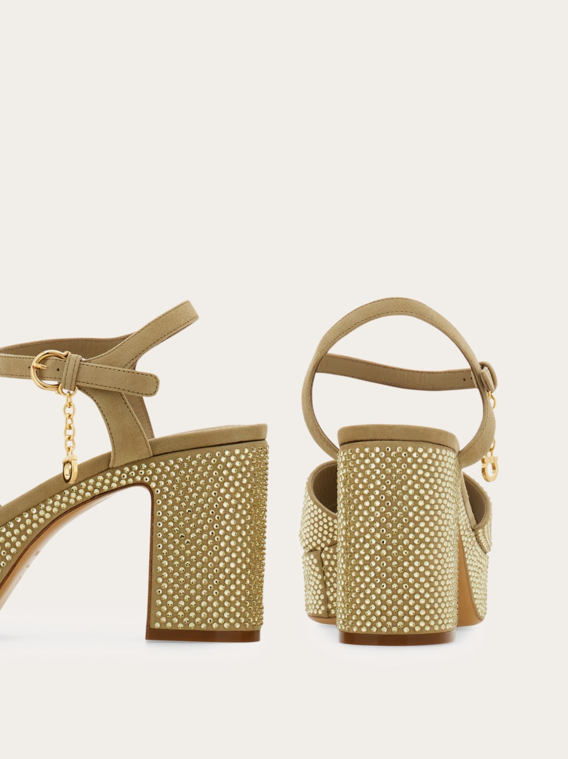 Ferragamo Crystal platform sandal - Image 7